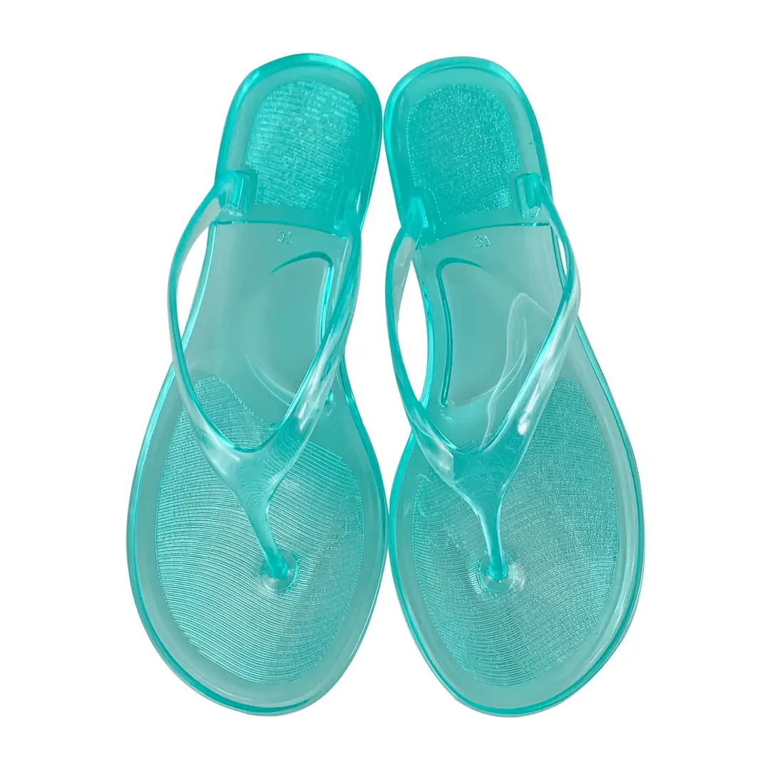 Transparent Beach Flip-Flops, Thong Sandals, Jelly Flat Sandals, Amazon Bestseller, Temu Dropshipping, Y2 - Image 5