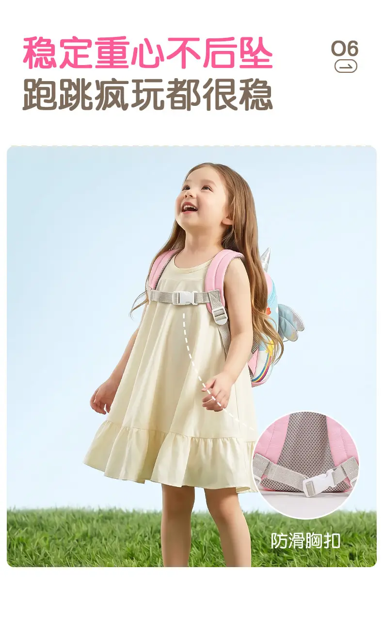 Kindergarten Schoolbags for Boys and Girls Aged 1-3-6 Years Old, Cartoon Backpacks for Kidsren Traveling Abroad — feature 17