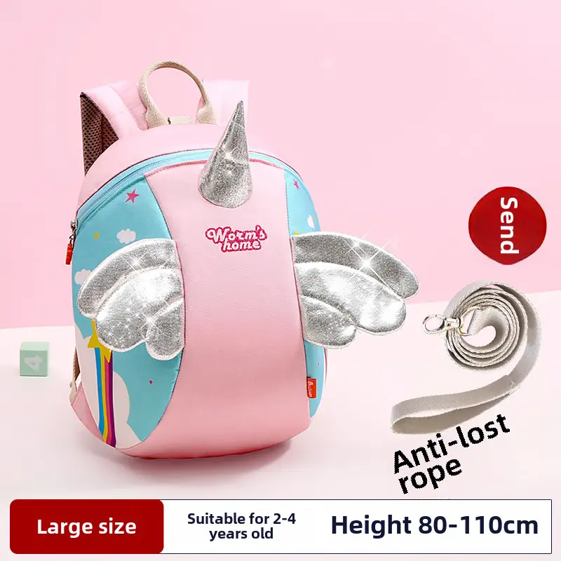 Kindergarten Schoolbags for Boys and Girls Aged 1-3-6 Years Old, Cartoon Backpacks for Kidsren Traveling Abroad