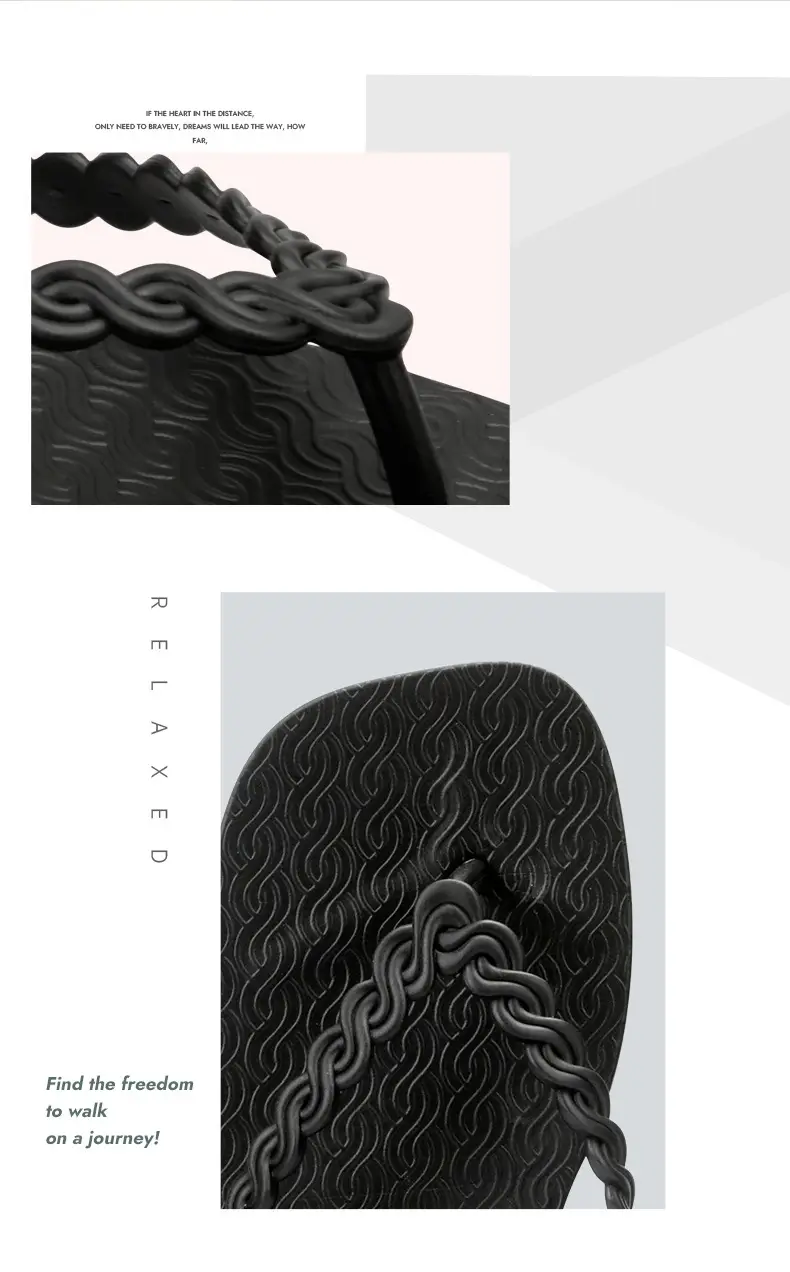 hotmarzz Heima women's new flip flops solid color slippers flip-flops beach shoes seaside non-slip slippers — feature 3