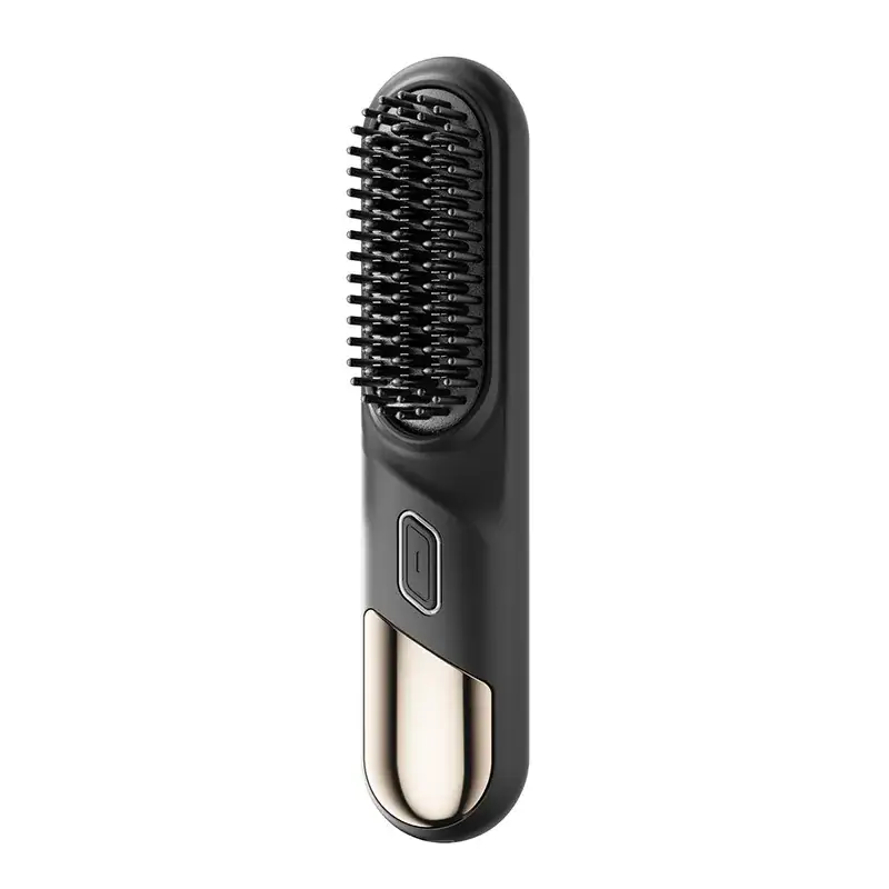Mini Rechargeable Hair Comb Purple Negative Ion Soft Hair Care - Image 8