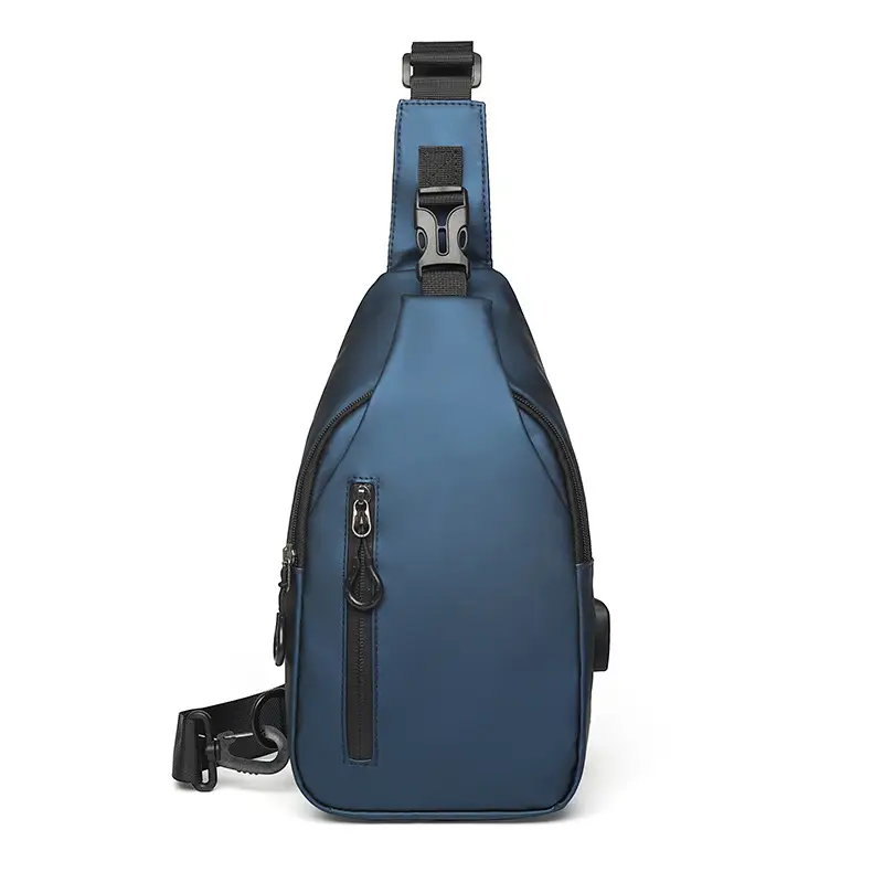 Men's Outdoor Large Capacity Messenger Bag Black - Image 3