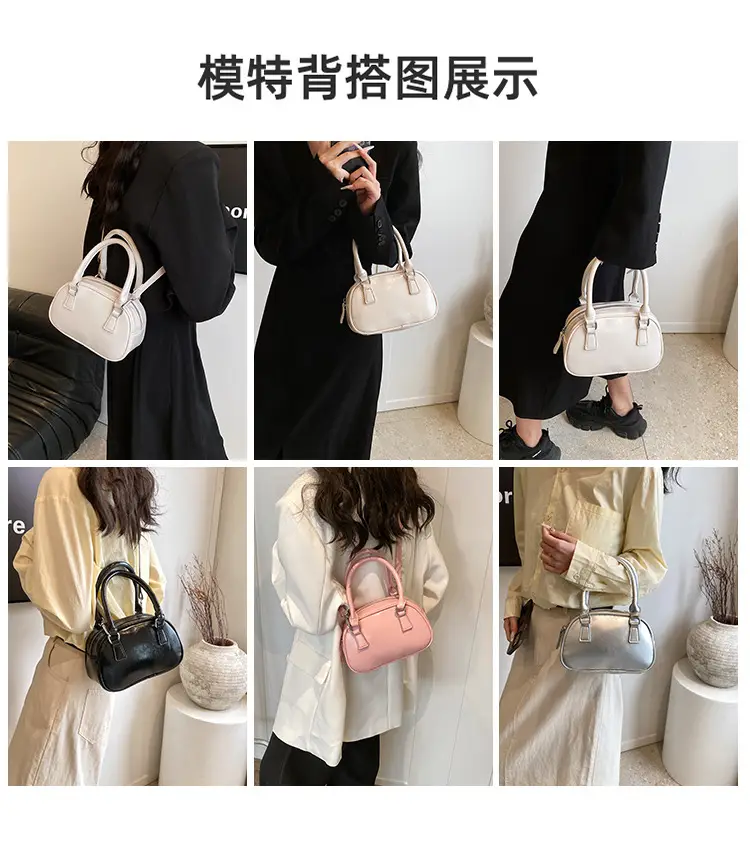 Korean Style Black Shoulder Messenger Bag for Women — feature 2
