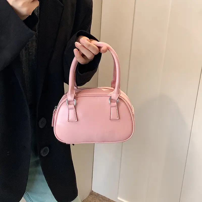 Korean Style Black Shoulder Messenger Bag for Women - Image 3