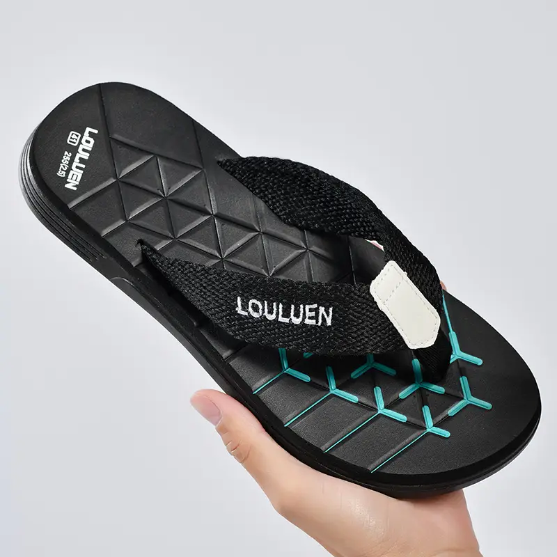 2025 Men's Orange Loulumen Beach Slippers - Image 6