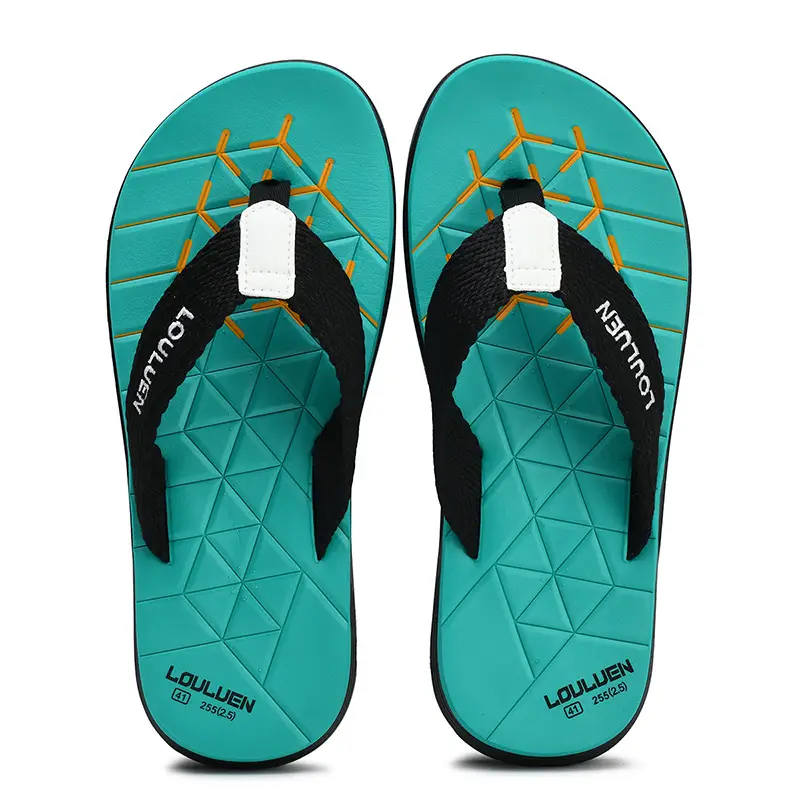 2025 Men's Orange Loulumen Beach Slippers - Image 8