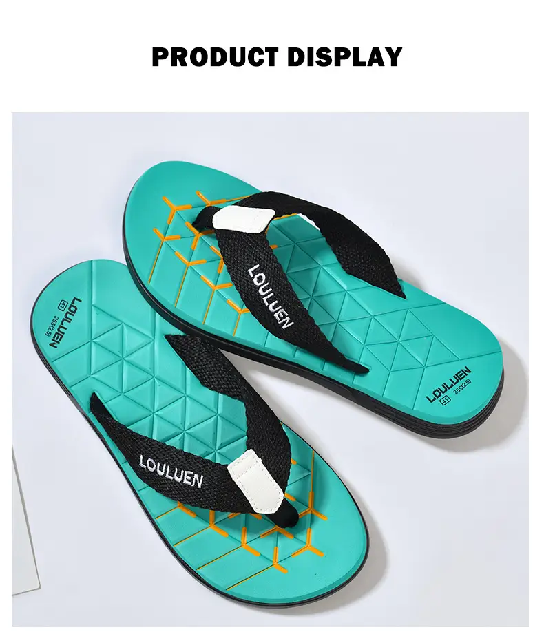 2025 Men's Orange Loulumen Beach Slippers — feature 13