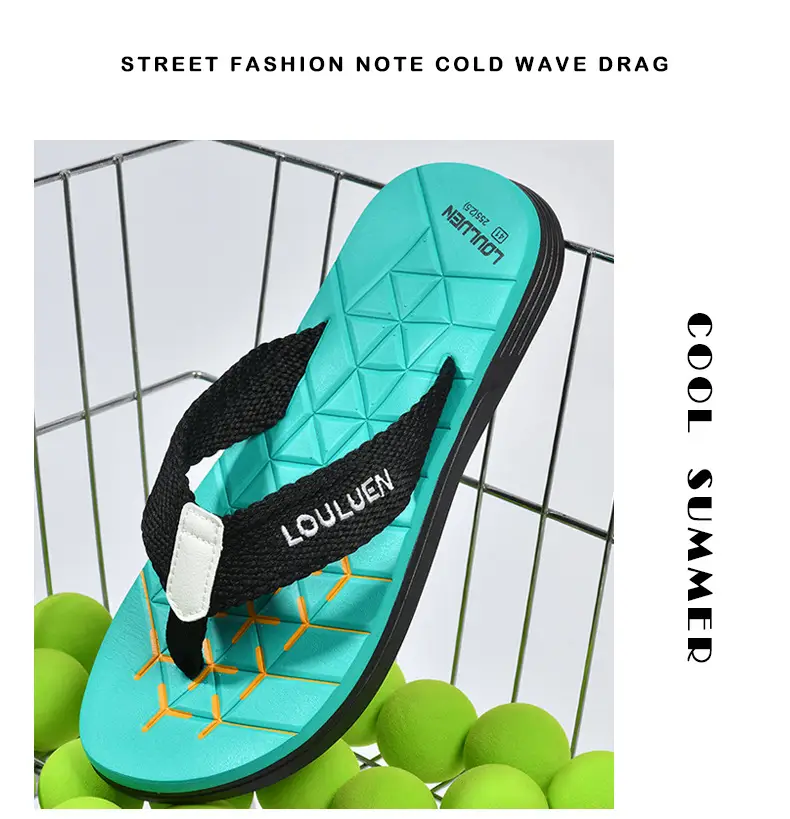 2025 Men's Orange Loulumen Beach Slippers — feature 14