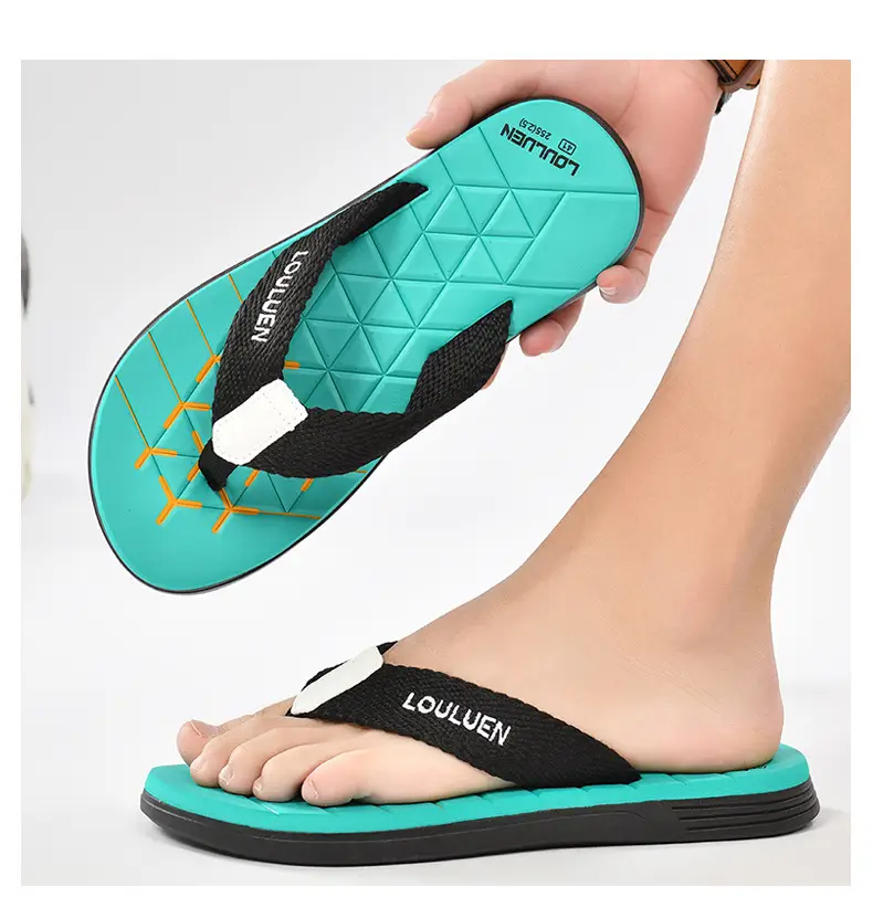 2025 Men's Orange Loulumen Beach Slippers — feature 15