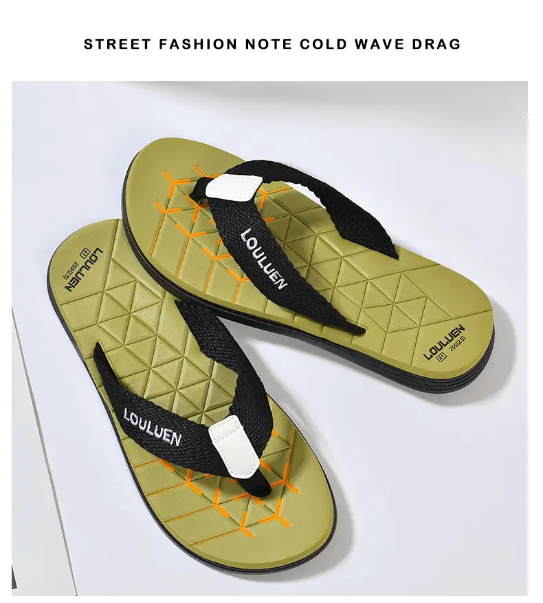 2025 Men's Orange Loulumen Beach Slippers — feature 16