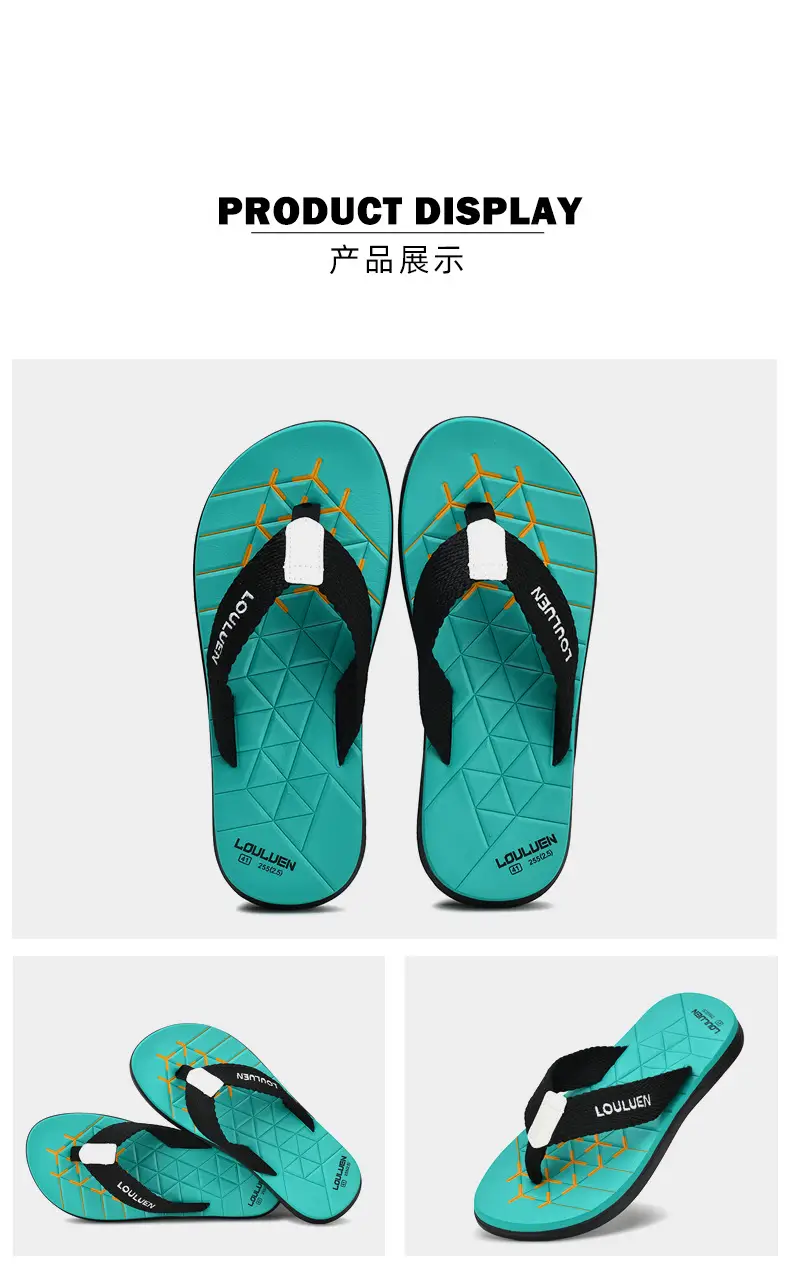 2025 Men's Orange Loulumen Beach Slippers — feature 25