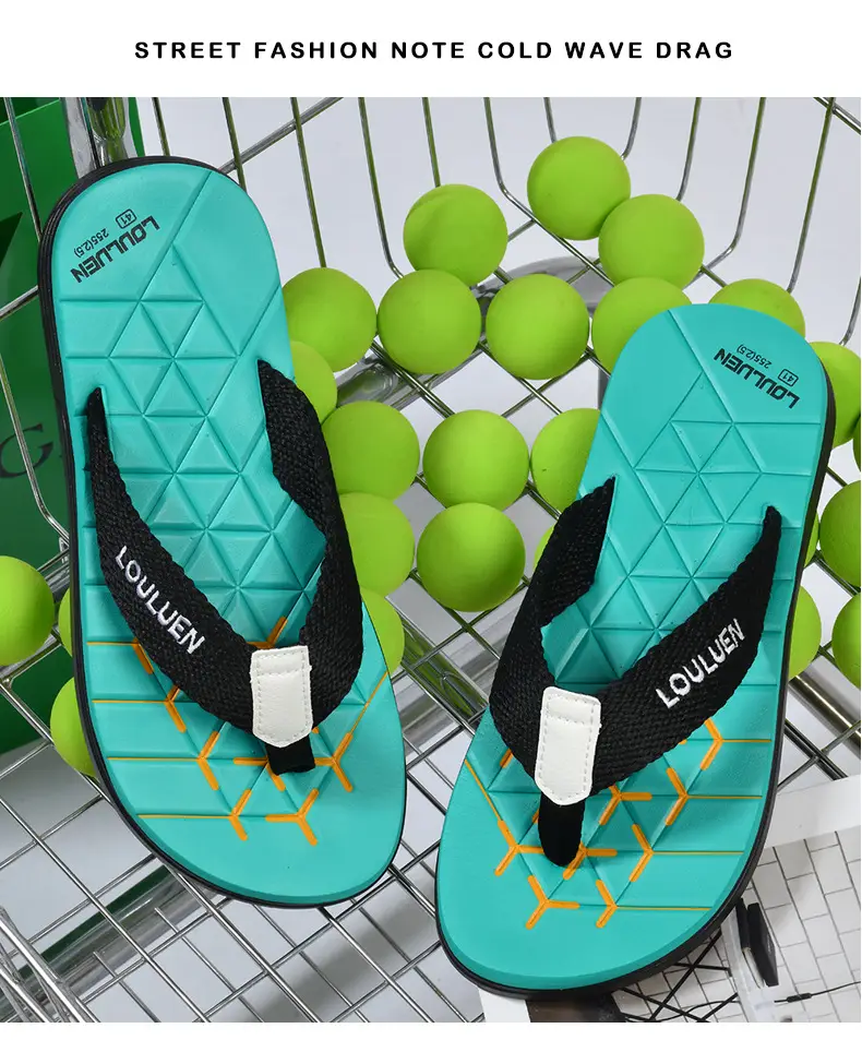 2025 Men's Orange Loulumen Beach Slippers — feature 9