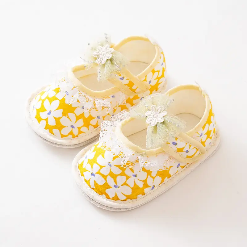 Baby Floral Soft Sole Shoes Spring Summer Non-Slip