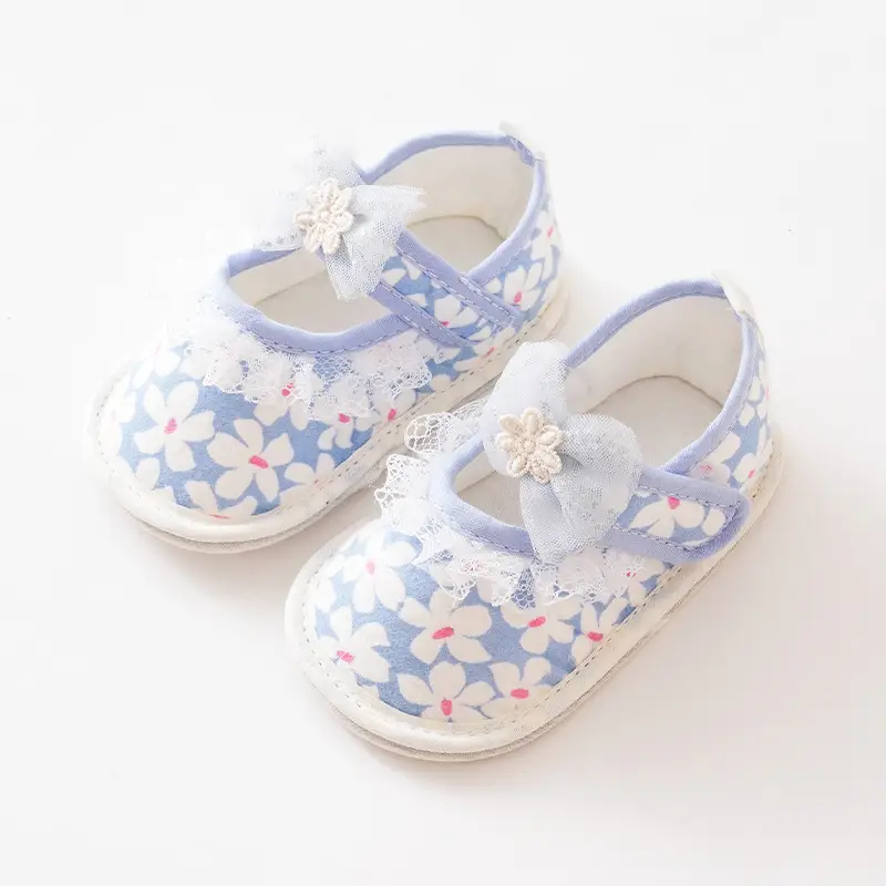 Baby Floral Soft Sole Shoes Spring Summer Non-Slip