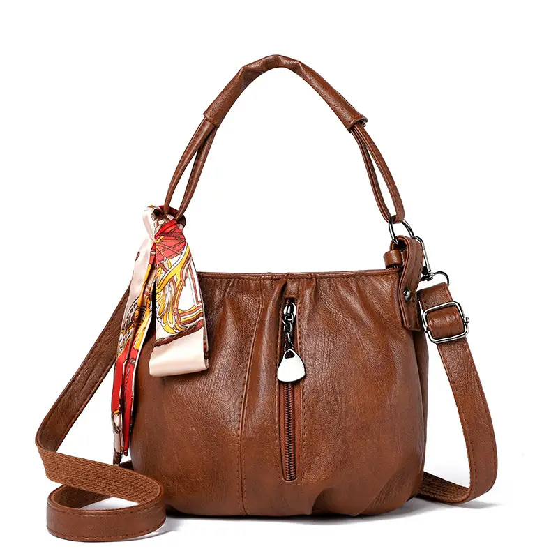 Black Pleated Shoulder Bag for Women 2026 - Image 4