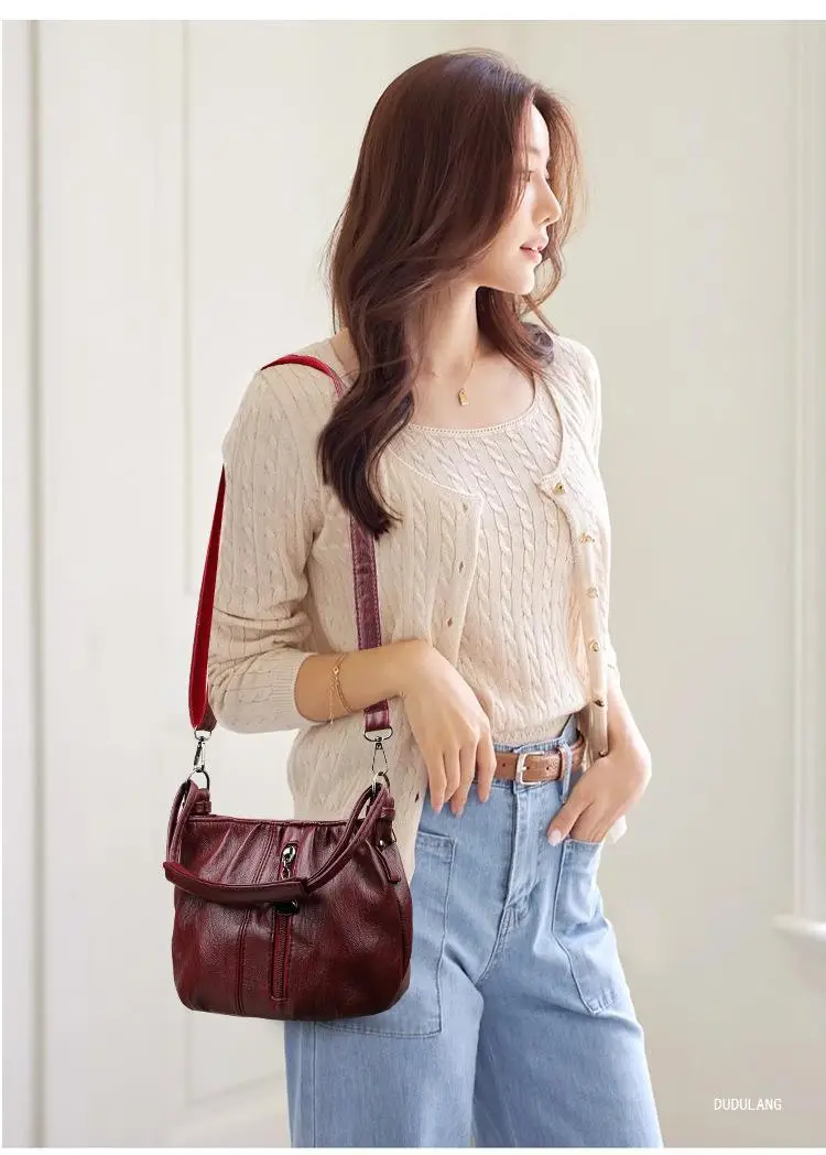 Black Pleated Shoulder Bag for Women 2026 — feature 13