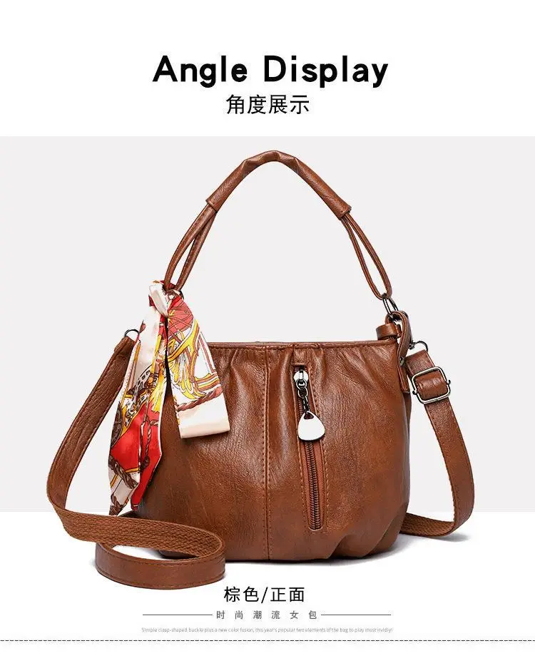 Black Pleated Shoulder Bag for Women 2026 — feature 20