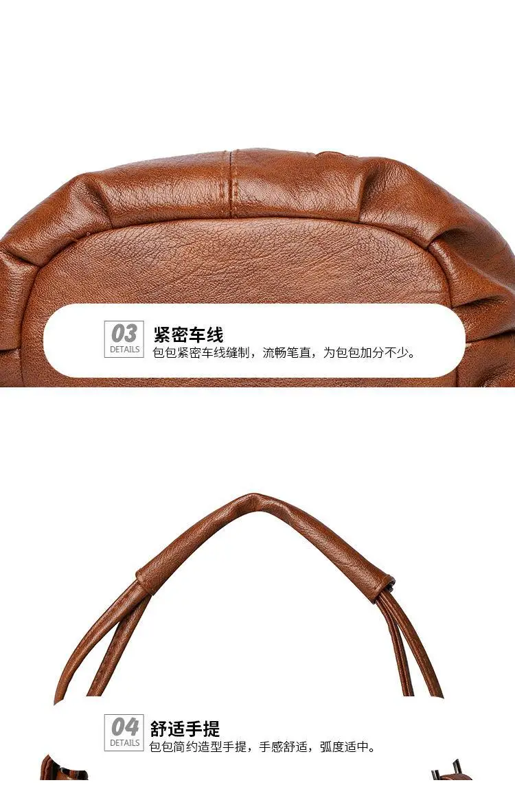 Black Pleated Shoulder Bag for Women 2026 — feature 25
