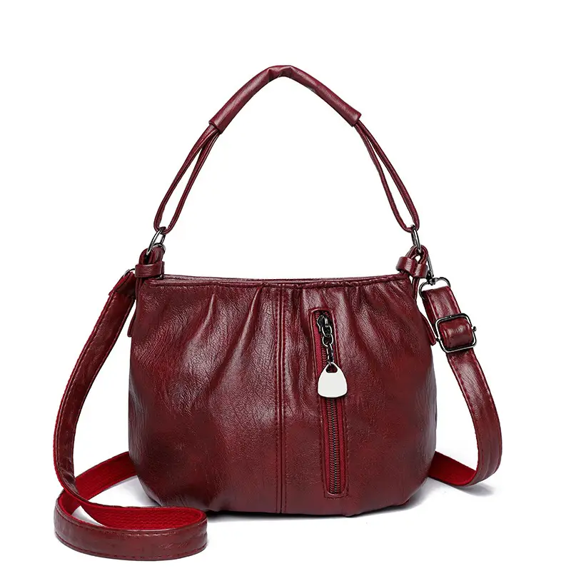 Black Pleated Shoulder Bag for Women 2026 - Image 2