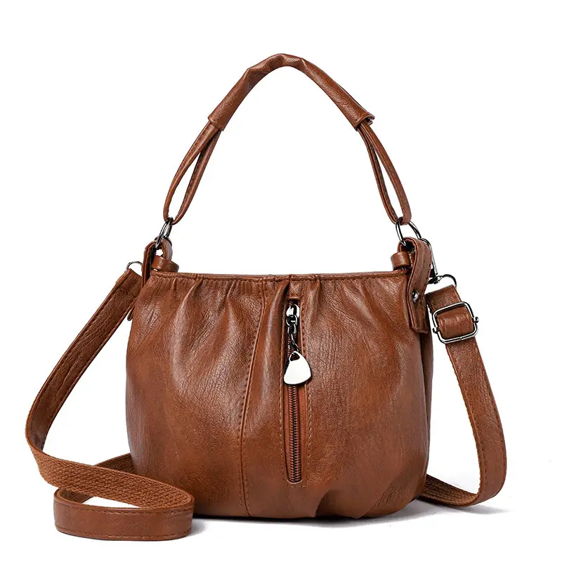 Black Pleated Shoulder Bag for Women 2026 - Image 3