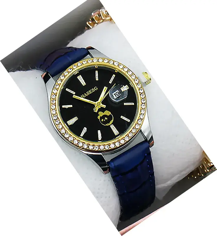 Women's Gold Diamond Watch Set with Bracelet - Image 18