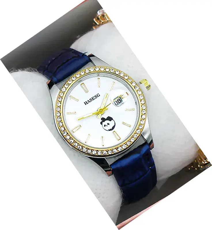Women's Gold Diamond Watch Set with Bracelet - Image 24