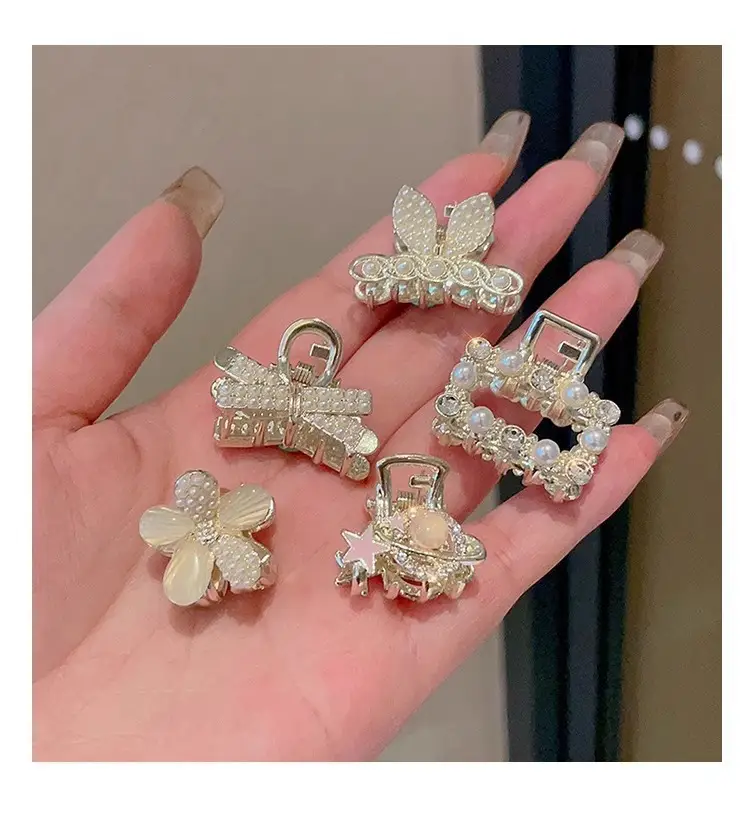 Gold Pearl Butterfly Hairpin for Women — feature 24