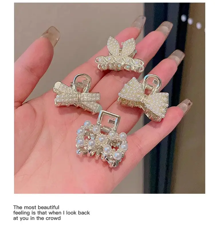 Gold Pearl Butterfly Hairpin for Women — feature 25