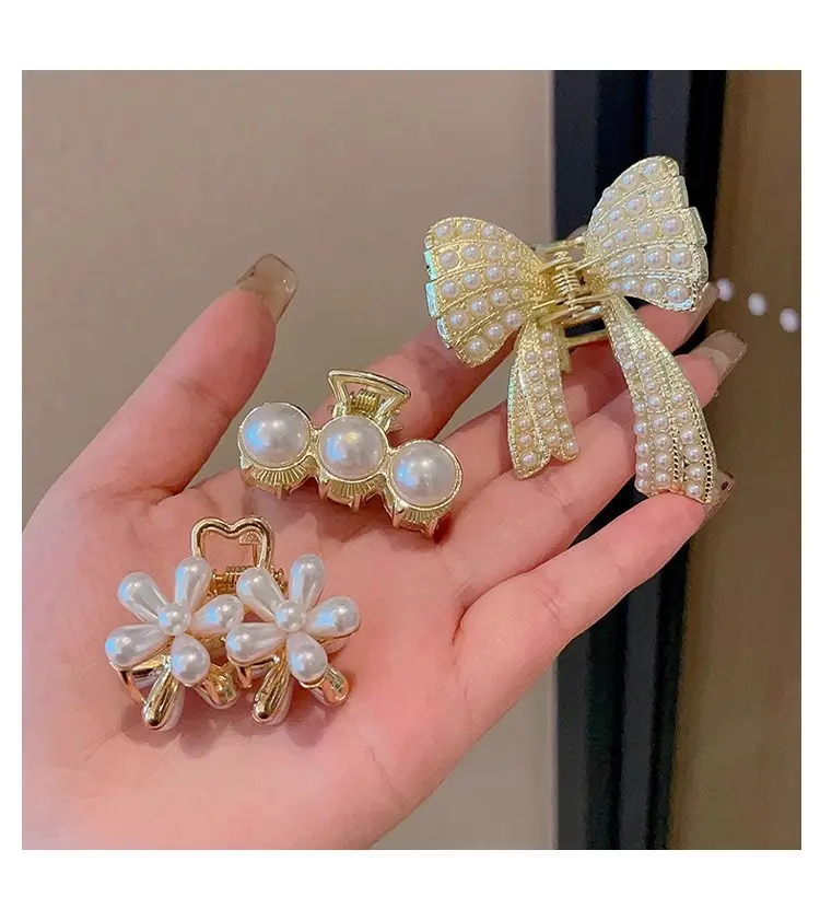 Gold Pearl Butterfly Hairpin for Women — feature 28