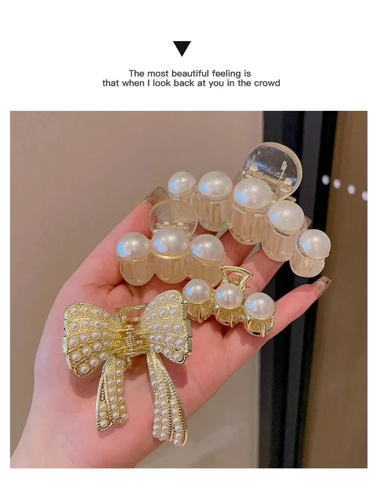 Gold Pearl Butterfly Hairpin for Women — feature 29