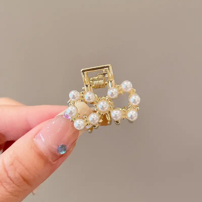 Gold Pearl Butterfly Hairpin for Women - Image 18