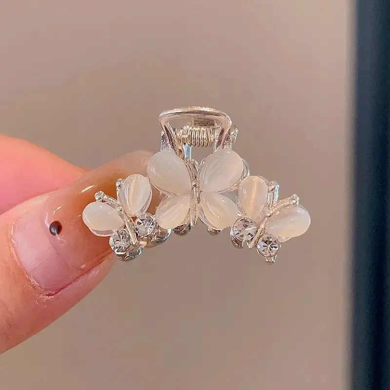 Gold Pearl Butterfly Hairpin for Women - Image 30