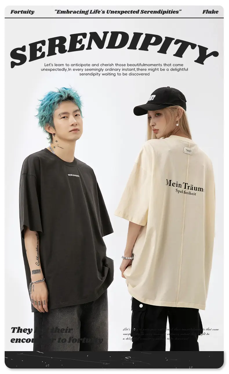 Men's Printed T-Shirt Summer Casual Pair — feature 2