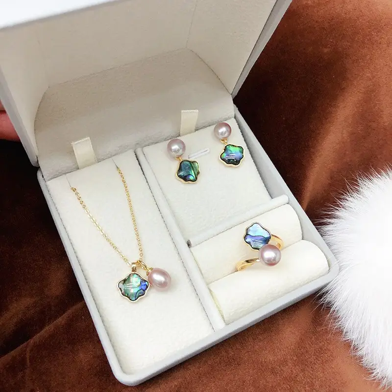 2024 Freshwater Pearl Earrings Set for Women - Image 6