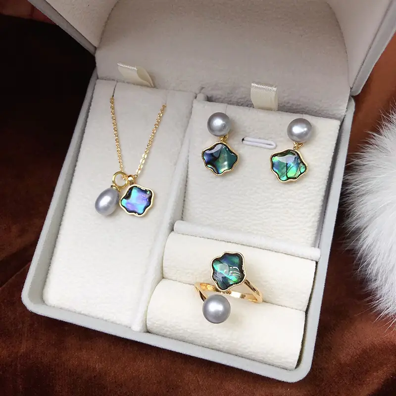 2024 Freshwater Pearl Earrings Set for Women - Image 3