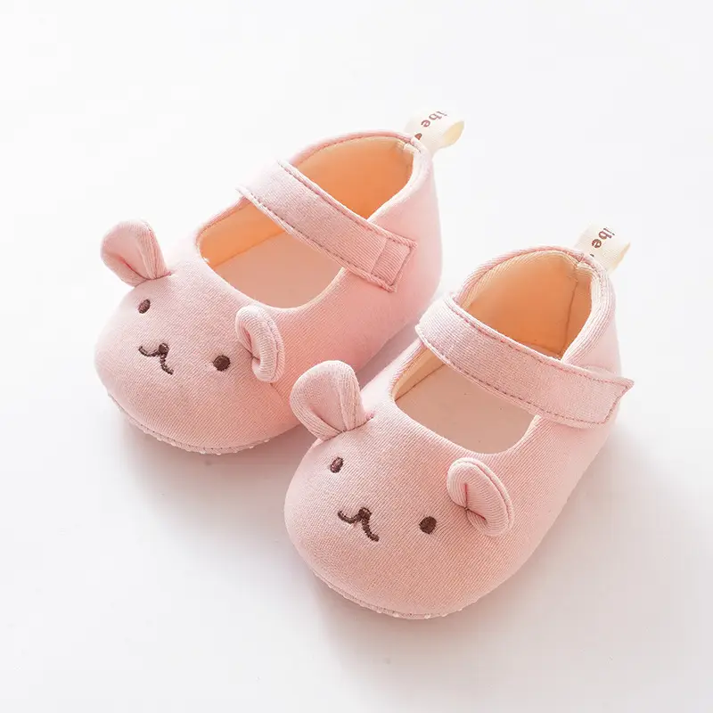 Baby Cat Face Soft Slip-On Shoes 0-1 Year