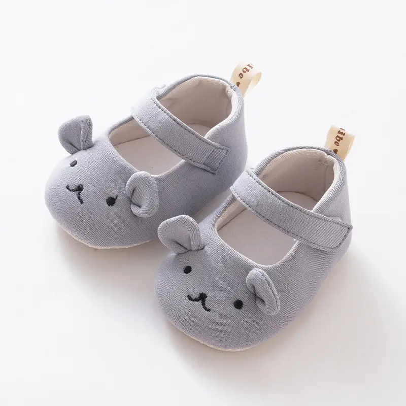 Baby Cat Face Soft Slip-On Shoes 0-1 Year