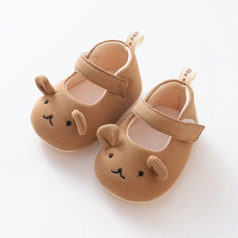 Baby Cat Face Soft Slip-On Shoes 0-1 Year