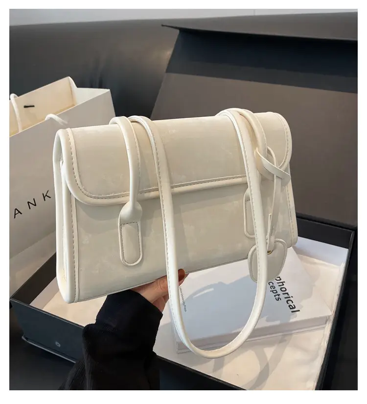 Black French Niche Shoulder Bag for Women — feature 1