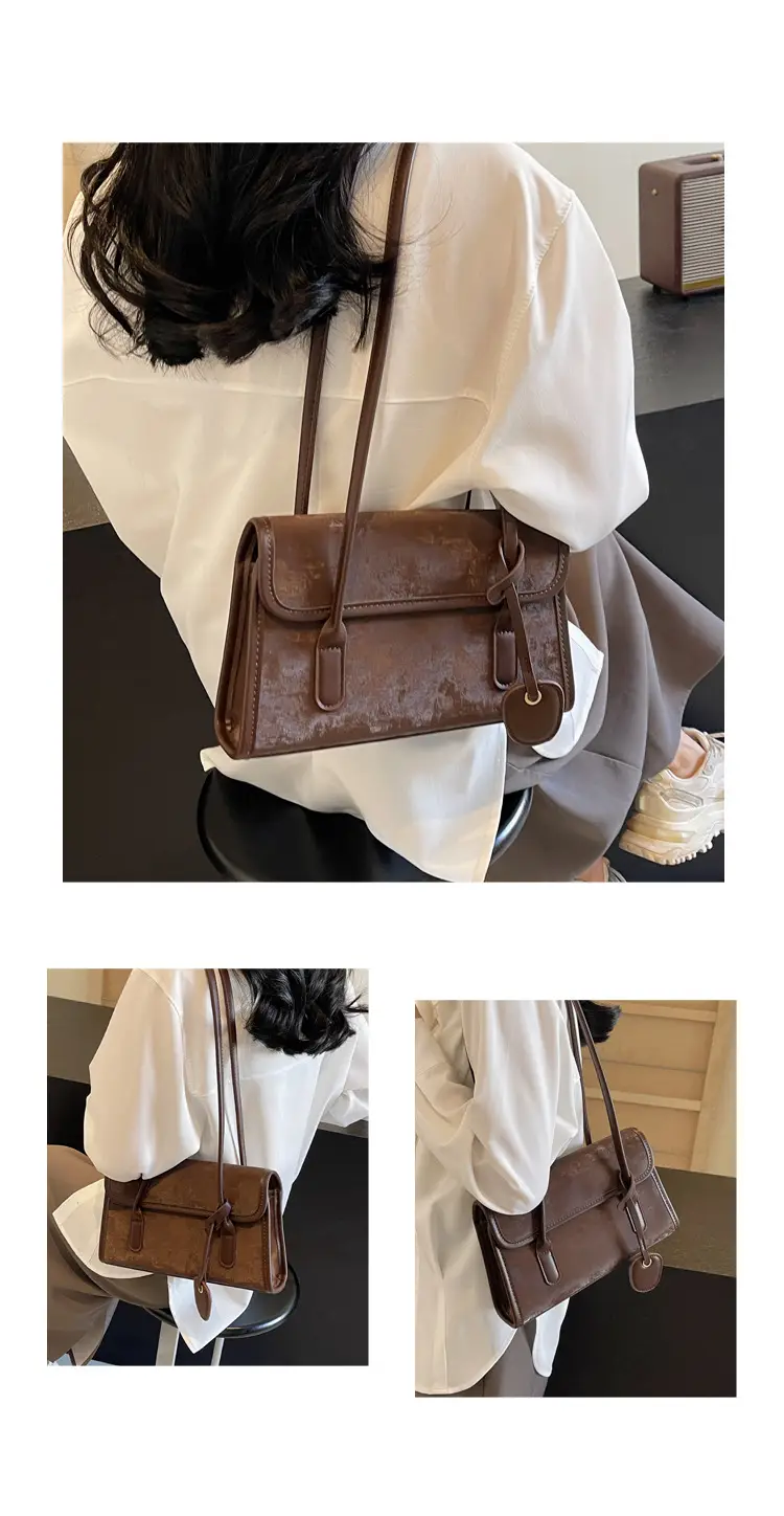 Black French Niche Shoulder Bag for Women — feature 10