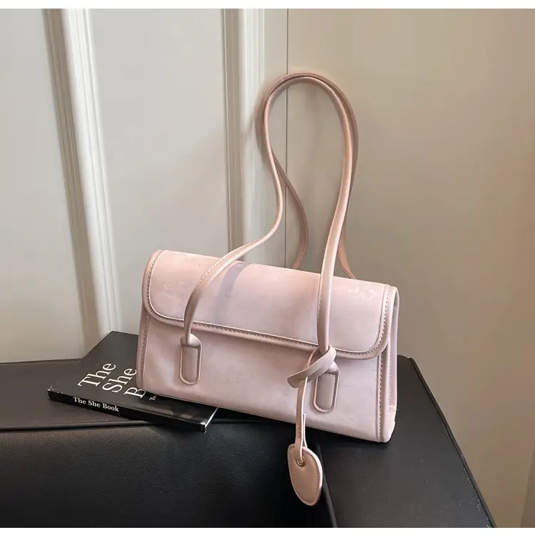 Black French Niche Shoulder Bag for Women — feature 21
