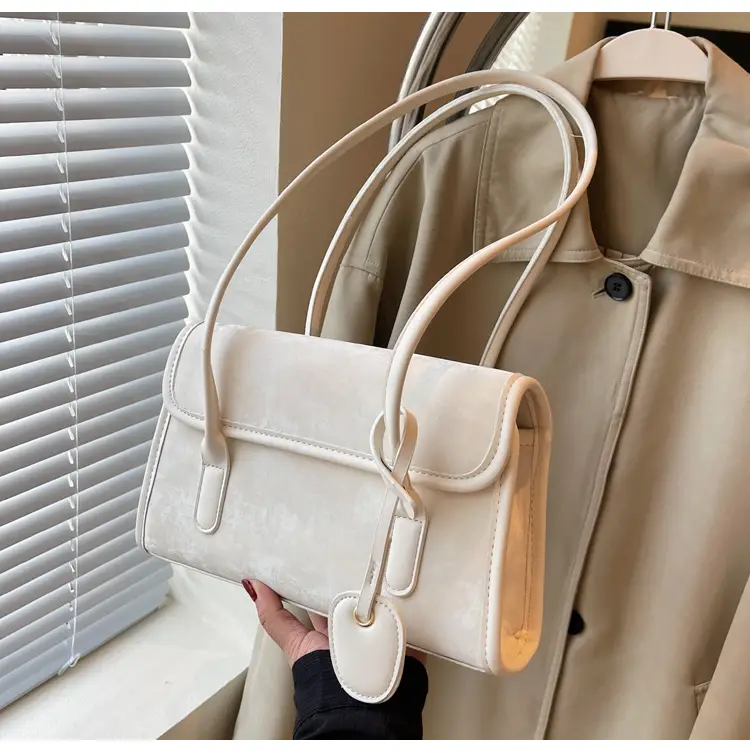 Black French Niche Shoulder Bag for Women — feature 23