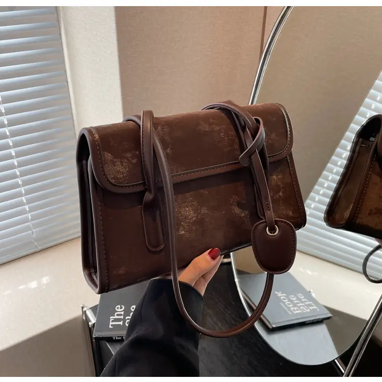 Black French Niche Shoulder Bag for Women — feature 26