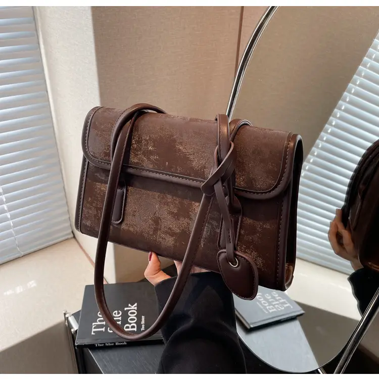 Black French Niche Shoulder Bag for Women — feature 27