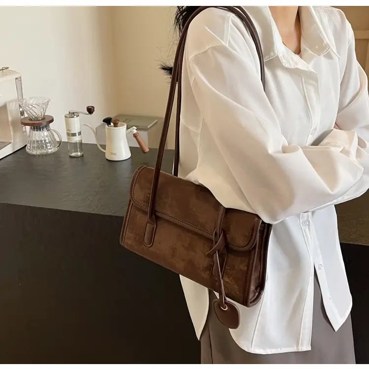 Black French Niche Shoulder Bag for Women — feature 35