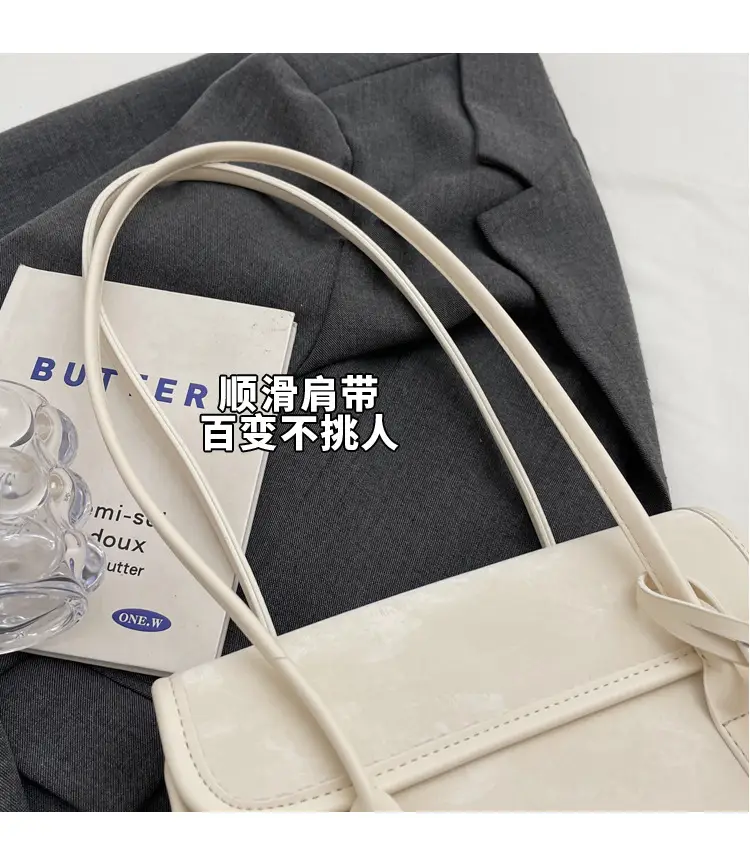 Black French Niche Shoulder Bag for Women — feature 4