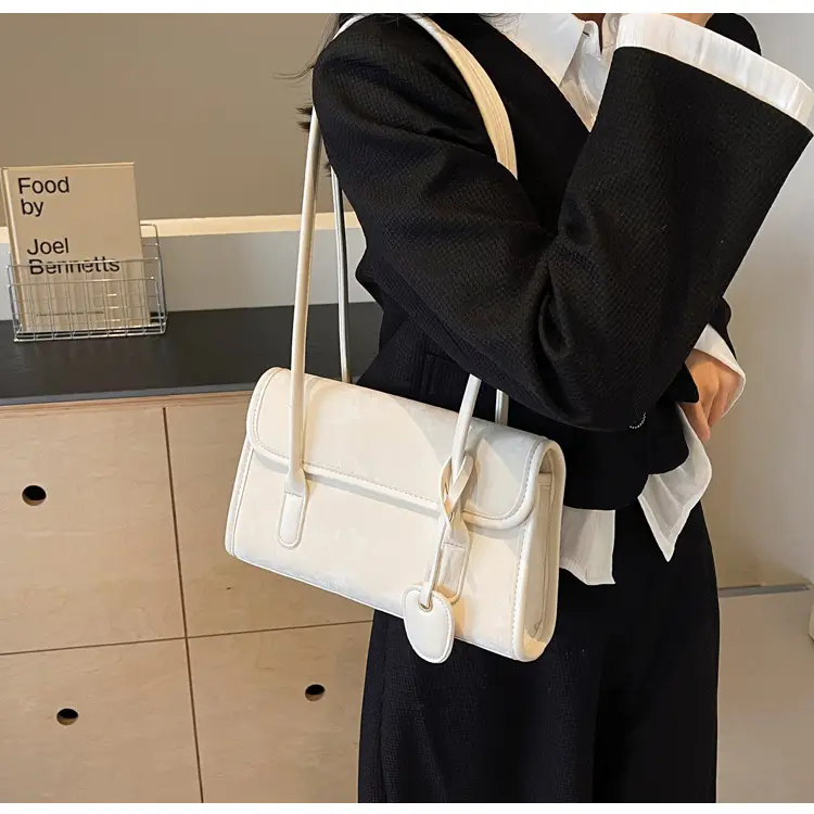 Black French Niche Shoulder Bag for Women — feature 43