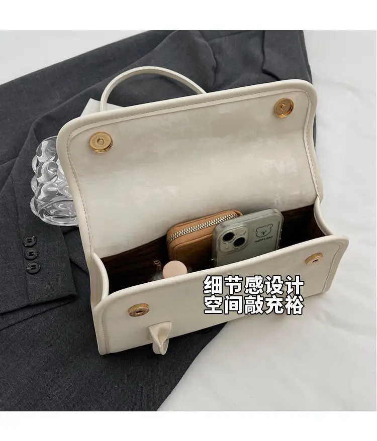 Black French Niche Shoulder Bag for Women — feature 7