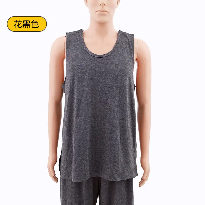 Men's Full Open T-Shirt Arm Upper Limb Post Op Free Hospital Gown