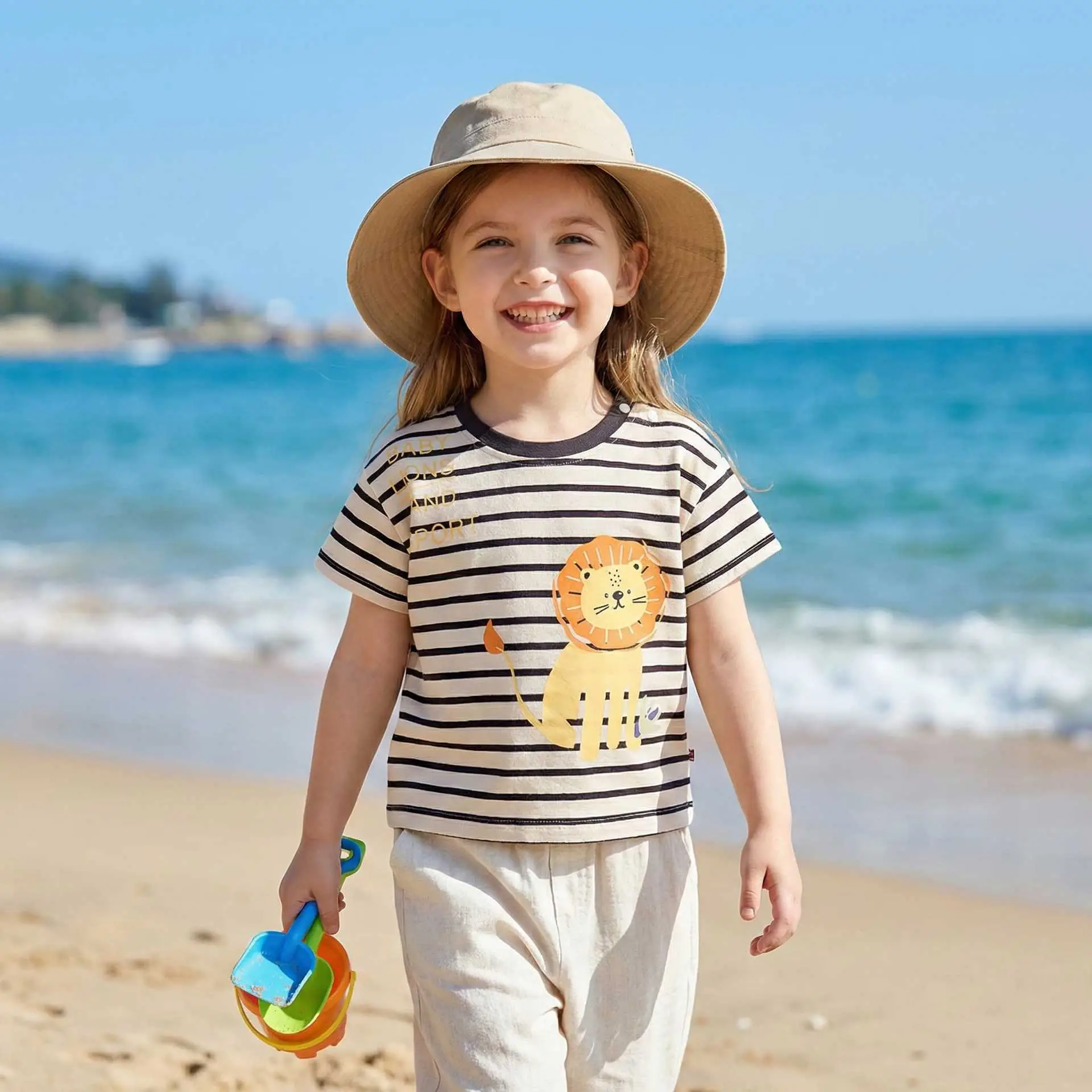 Baby T-Shirt Summer Set Boys Girls Cotton Patterned